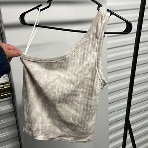 One shoulder American eagle top